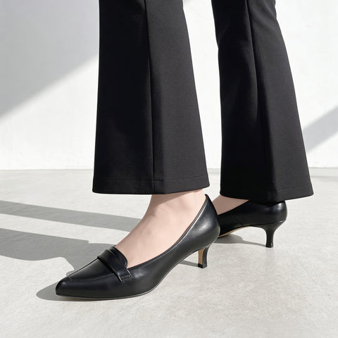 10% OFF: 2024SSBI: Loafer Style Pumps (5725) Black