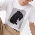 予約：urday【Animal／Black Dog／WB】フォトTシャツ（8398577）ホワイト/urday（マミアン）