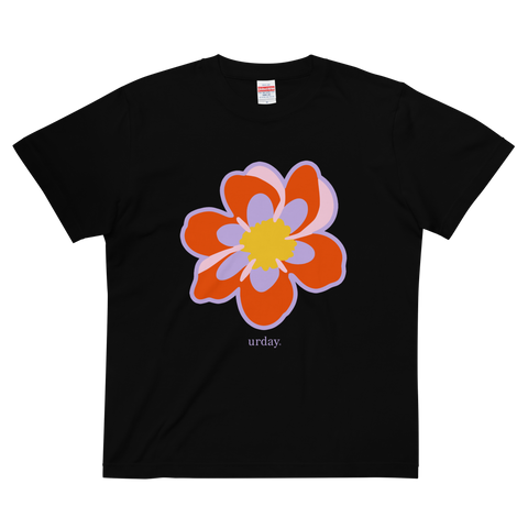 urday【Petal Power】Tシャツ（8216293）ブラック／ホワイト/urday（マミアン）