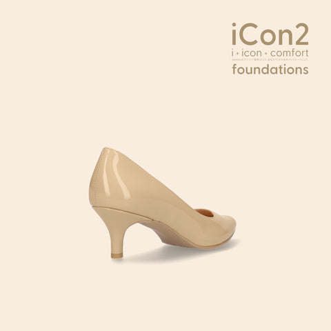 iCon2 Foundations 2024：ポインテッドトゥ パンプス（F5718）メルティバニラ/mamian（マミアン）