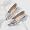 予約：2026SS：レースアップデザイン フラットシューズ（m17047）シルバー/mamian（マミアン）