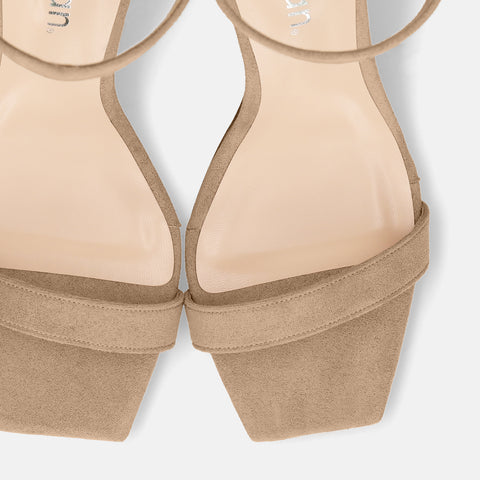 15% OFF: 2024SS: Simple Strap Sandals (735) Beige S