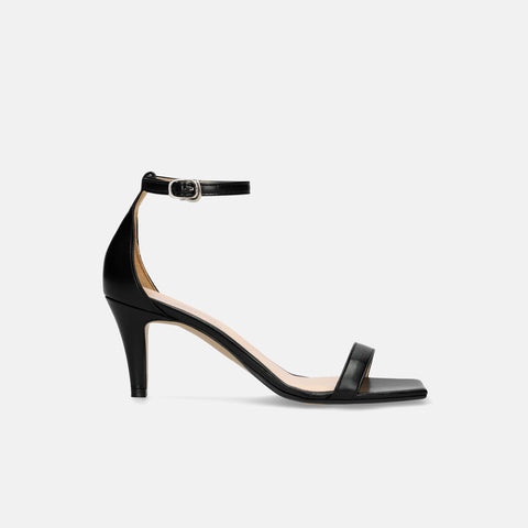 15% OFF: 2024SS: Simple Strap Sandals (735) Black